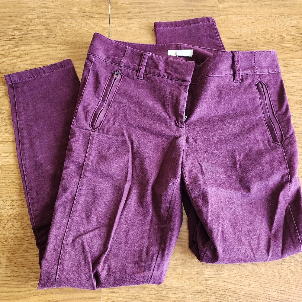 LOFT Sandwashed Marissa Skinny Pants